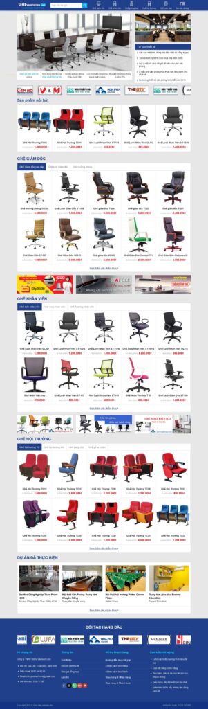 Theme WordPress Bán Bàn Ghế